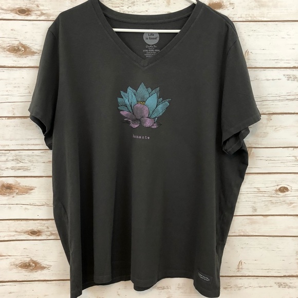 Life Is Good Tops - NWT LIFE IS GOOD Flower T-Shirt